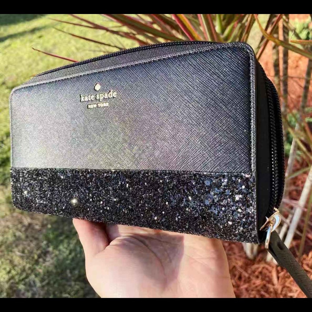Bundle💕Kate Spade Satchel & Wallet SET Glitter - Picture 8 of 10